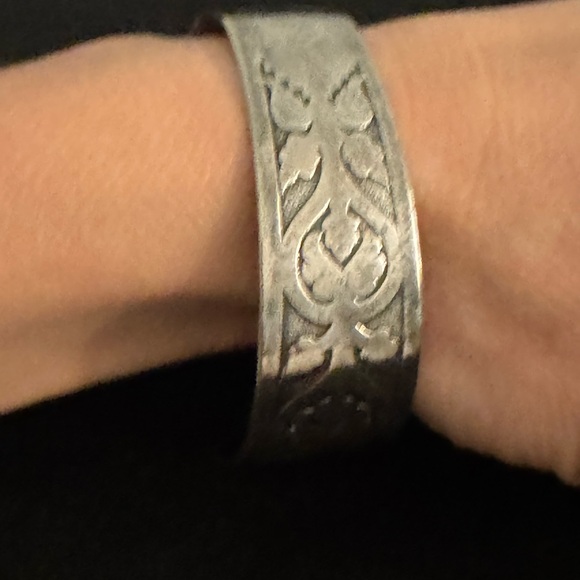 925 Sterling Silver Liljesten-Wallins Cuff Bracelet - Picture 4 of 7